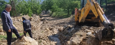 ÇANAKCI DA SU TAŞKINLARI MEYDANA GELDİ